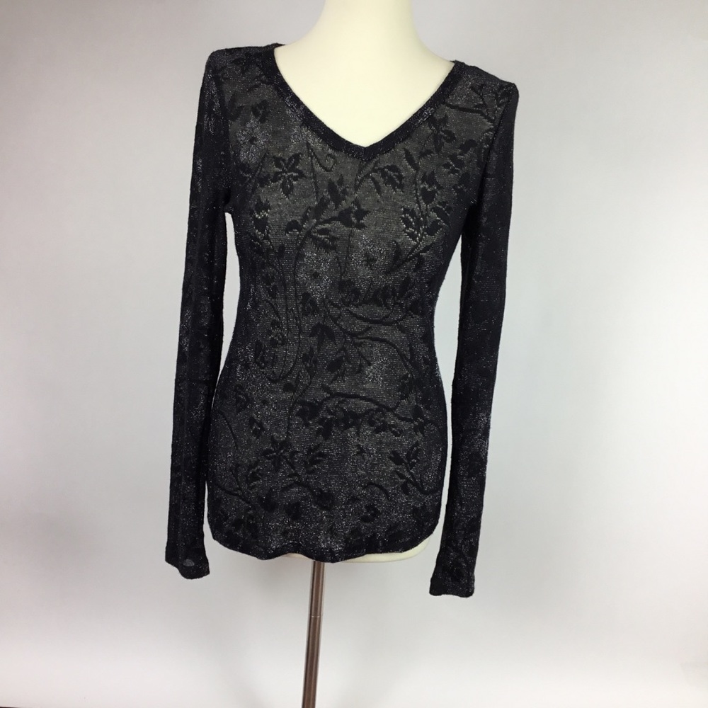 BKE SEMI SHEER SHIRT